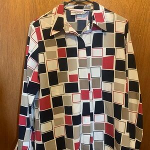 Alfred Dunner Geometric Blouse